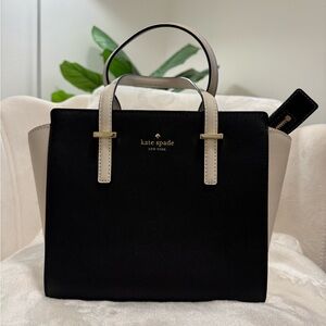Kate Spade Black and White Satchel